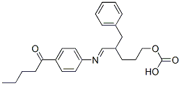 Carbonic acid 4-[[[4-(1-oxopentyl)phenyl]imino]methyl]phenyl=pentyl ester