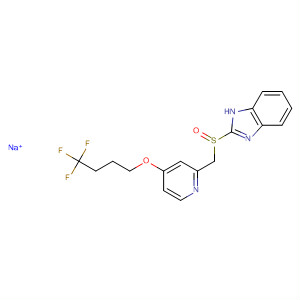 1H-Benzimidazole,2-[[[4-(4,4,4-trifluorobutoxy)-2-pyridinyl]methyl]sulfinyl]-, sodium salt