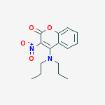 4-Dipropylamino-3-nitro-chromen-2-one