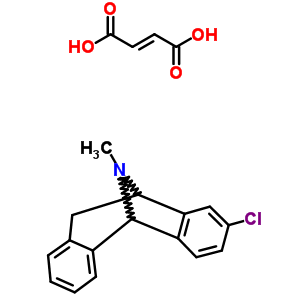 8-chloro-12-methyl-10,11-dihydro-5H-5,10-epiminodibenzo[a,d][7]annulene (2E)-but-2-enedioate