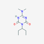 1,3,5-Triazine-2,4(1H,3H)-dione, 6-(dimethylamino)-3-(1-ethylpropyl)-