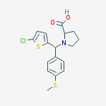 1-{(5-chlorothiophen-2-yl)[4-(methylsulfanyl)phenyl]methyl}proline