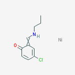 4-chloro-6-[(propylamino)methylidene]cyclohexa-2,4-dien-1-one - nickel (2:1)