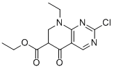 2-CHLORO-8-ETHYL-5,6,7,8-TETRAHYDRO-5-OXO-PYRIDO(2,3-D)PYRIMIDINE-6-CARBOXYLIC ACID ETHYL ESTER