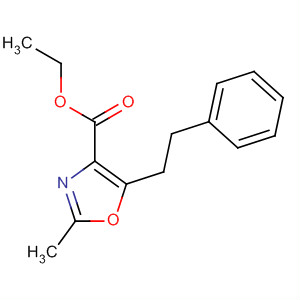 4-Oxazolecarboxylic acid, 2-methyl-5-(2-phenylethyl)-, ethyl ester