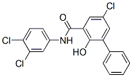 5-Chloro-N-(3,4-dichlorophenyl)-2-hydroxy-[1,1-biphenyl]-3-carboxamide