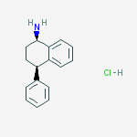 (1R,4R)-4-phenyl-1,2,3,4-tetrahydronaphthalen-1-amine hydrochloride (1:1)