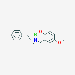 2H-1,3,2-benzoxazaborinium, 3,4-dihydro-6-methoxy-3-methyl-3-(2-phenylethyl)-, inner salt