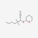 2H-Pyran, 2-[(1-ethynyl-2,2-dimethylhexyl)oxy]tetrahydro-