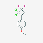 Benzene, 1-(2,2-dichloro-3,3-difluorocyclobutyl)-4-methoxy-
