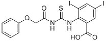 3,5-DIIODO-2-[[[(PHENOXYACETYL)AMINO]THIOXOMETHYL]AMINO]-BENZOIC ACID