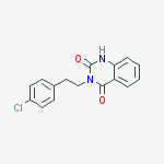 2,4(1H,3H)-Quinazolinedione, 3-[2-(4-chlorophenyl)ethyl]-