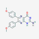2-amino-6,7-bis(4-methoxyphenyl)-1h-pteridin-4-one