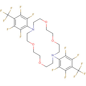 1,4,10,13-Tetraoxa-7,16-diazacyclooctadecane,7,16-bis[2,3,5,6-tetrafluoro-4-(trifluoromethyl)phenyl]-