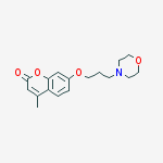 4-methyl-7-[3-(morpholin-4-yl)propoxy]-2H-chromen-2-one