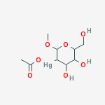 methyl 2-deoxy-2-mercuriohexopyranoside - acetic acid (1:1)