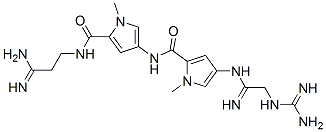N-[5-[(3-Amino-3-iminopropyl)carbamoyl]-1-methyl-1H-pyrrol-3-yl]-4-[(2-guanidinoacetimidoyl)amino]-1-methyl-1H-pyrrole-2-carboxamide