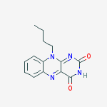 Benzo[g]pteridine-2,4(3H,10H)-dione, 10-butyl-