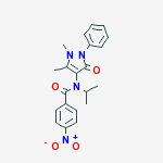 N-(1,5-dimethyl-3-oxo-2-phenyl-2,3-dihydro-1H-pyrazol-4-yl)-4-nitro-N-(propan-2-yl)benzamide