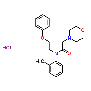 N-(2-methylphenyl)-2-morpholin-4-yl-N-(2-phenoxyethyl)acetamide hydrochloride