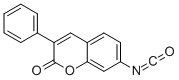 2H-1-Benzopyran-2-one,7-isocyanato-3-phenyl
