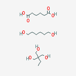 Hexanedioic acid, polymer with 2-ethyl-2-(hydroxymethyl)-1,3-propanediol and 1,6-hexanediol