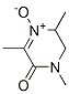 2-1H-PYRAZINONE,5,6-DIHYDRO-1,3,5-TRIMETHYL-,4-OXIDE