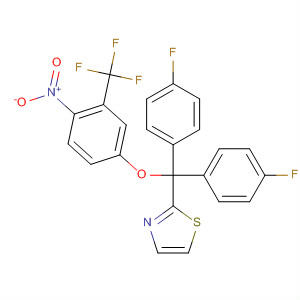 Thiazole,2-[bis(4-fluorophenyl)[4-nitro-3-(trifluoromethyl)phenoxy]methyl]-