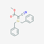 Selenium, (1-cyano-2-methoxy-2-oxoethylidene)bis(phenylmethyl)-
