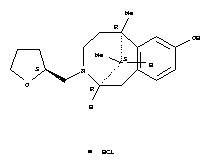 (2S,6S)-6,11-dimethyl-3-[(2S)-tetrahydrofuran-2-ylmethyl]-1,2,3,4,5,6-hexahydro-2,6-methano-3-benzazocin-8-ol hydrochloride