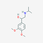 1-(3,4-dimethoxyphenyl)-2-(propan-2-ylamino)ethanol