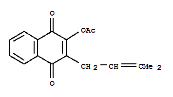 1,4-naphthalenedione, 2-(acetyloxy)-3-(3-methyl-2-buten-1-yl)-