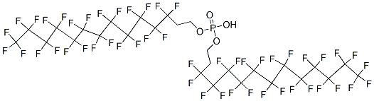 bis(3,3,4,4,5,5,6,6,7,7,8,8,9,9,10,10,11,11,12,12,13,13,14,14,14-pentacosafluorotetradecyl) hydrogen phosphate