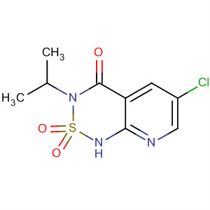 1H-Pyrido[2,3-c][1,2,6]thiadiazin-4(3H)-one, 6-chloro-3-(1-methylethyl)-,2,2-dioxide