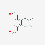 (4-acetyloxy-6,7-dimethyl-5,8-dihydronaphthalen-1-yl) Acetate