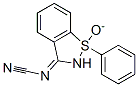 1-Oxido-1-phenyl-3H-1,2-benzisothiazol-3-ylidenecyanamide