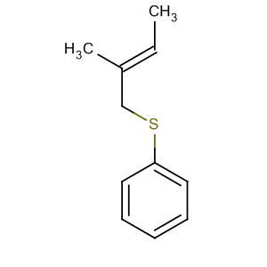 Benzene, [(2-methyl-2-butenyl)thio]-, (E)-