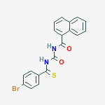 N-[(4-BROMOBENZENECARBOTHIOYL)CARBAMOYL]NAPHTHALENE-1-CARBOXAMIDE
