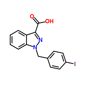 1-(4-iodobenzyl)-1H-indazole-3-carboxylic acid
