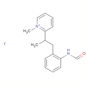 Pyridinium, 2-[2-[2-(formylamino)phenyl]-1-methylethyl]-1-methyl-,iodide