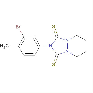 1H-[1,2,4]Triazolo[1,2-a]pyridazine-1,3(2H)-dithione,2-(3-bromo-4-methylphenyl)tetrahydro-