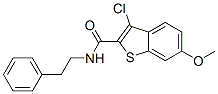 Benzo[b]thiophene-2-carboxamide, 3-chloro-6-methoxy-N-(2-phenylethyl)- (9CI)