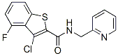 Benzo[b]thiophene-2-carboxamide, 3-chloro-4-fluoro-N-(2-pyridinylmethyl)- (9CI)