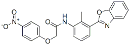ACETAMIDE,N-[3-(2-BENZOXAZOLYL)-2-METHYLPHENYL]-2-(4-NITROPHENOXY)-