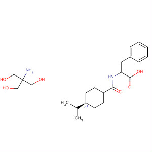 D-Phenylalanine, N-[[trans-4-(1-methylethyl)cyclohexyl]carbonyl]-,compd. with 2-amino-2-(hydroxymethyl)-1,3-propanediol (1:1)