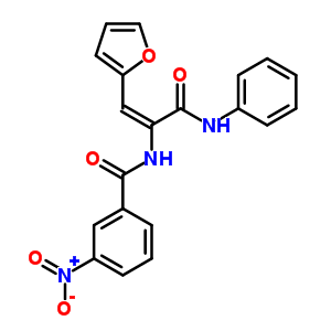 N-[(E)-2-furan-2-yl-1-(phenylcarbamoyl)ethenyl]-3-nitrobenzamide