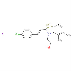 Benzothiazolium,2-[2-(4-chlorophenyl)ethenyl]-3-(2-hydroxyethyl)dimethyl-, iodide