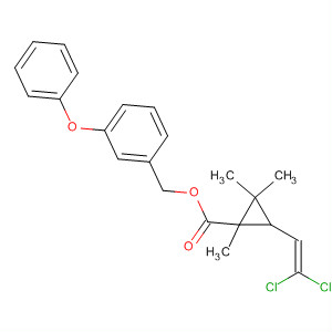 Cyclopropanecarboxylic acid, 3-(2,2-dichloroethenyl)-1,2,2-trimethyl-,(3-phenoxyphenyl)methyl ester