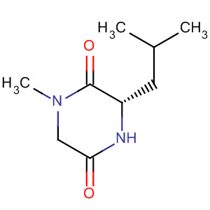 2,5-Piperazinedione, 1-methyl-3-(2-methylpropyl)-, (S)-