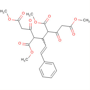 1,3,5,7-Heptanetetracarboxylic acid, 2,6-dioxo-4-(2-phenylethenyl)-,tetramethyl ester